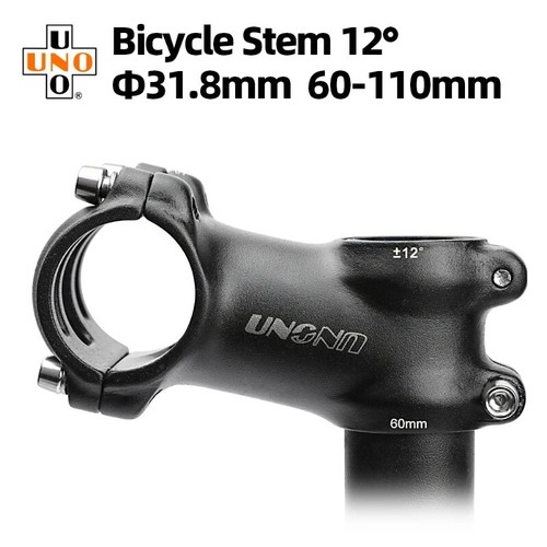 12 Degree 60/70/80/90/100/110MM 31.8MM Road Mountain Gravel Bike Handlebar Stem - Picture 13 of 30