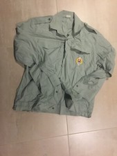 work shirt, shirt jack, slovakian army, green used, medium poly/cotton