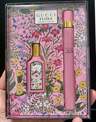 Gucci Flora Gorgeous Gardenia Eau de Parfum Mini Perfume Set | eBay