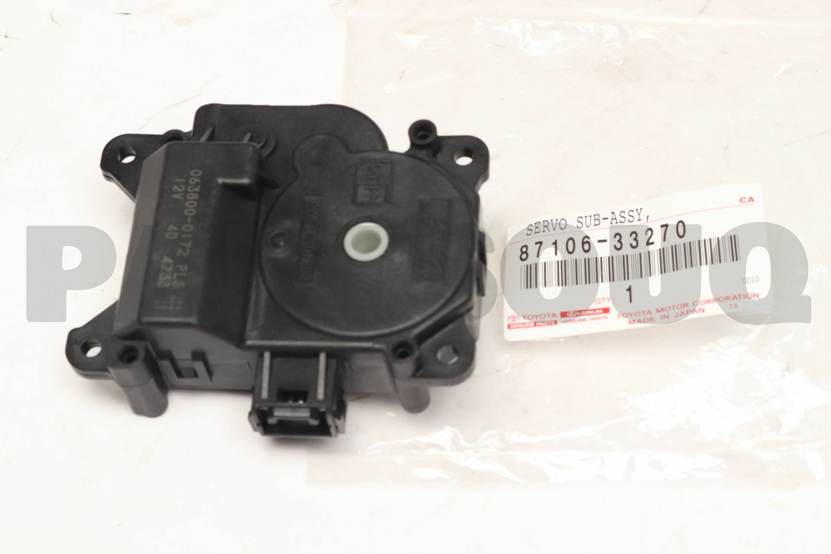 簾戸 C 8710633270 Genuine Toyota DAMPER SERVO SUB-ASSY, BLOWER, NO.1