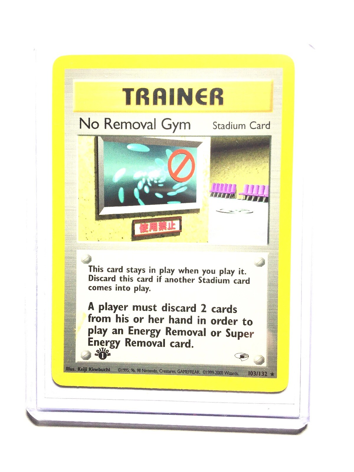 NO REMOVAL GYM - 1st Edition Gym Heroes  - 103/132 - Rare - Pokemon - NM