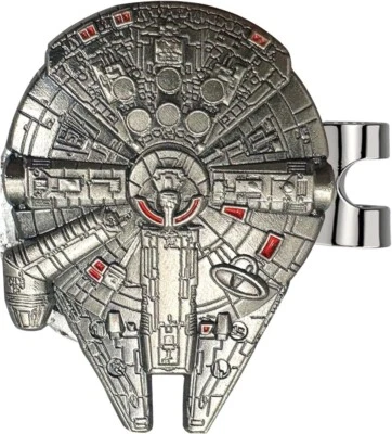 Star Wars Millennium Falcon Golf Ball Marker Set with Magnetic Hat Clip