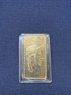 COMANCHE BRAVE H. Alvin Sharpe Hamilton PROOF 24k Gold EP 1oz Silver round