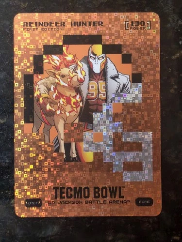 Tecmo Bowl Bo Jackson Reindeer Hunter HI147 Battle Arena Holo