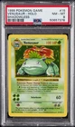 1999 POKEMON BASE SET SHADOWLESS #15 VENUSAUR-HOLO PSA 8