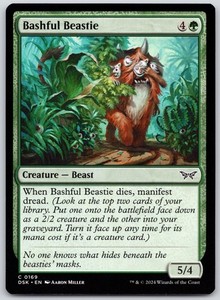 Bashful Beastie 169/469 Duskmourn: House of Horror Common MTG