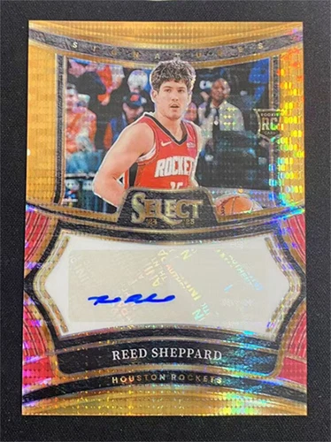 2024-25 Panini Select Reed Sheppard Signatures FOTL Orange Pulsar RC Auto /30