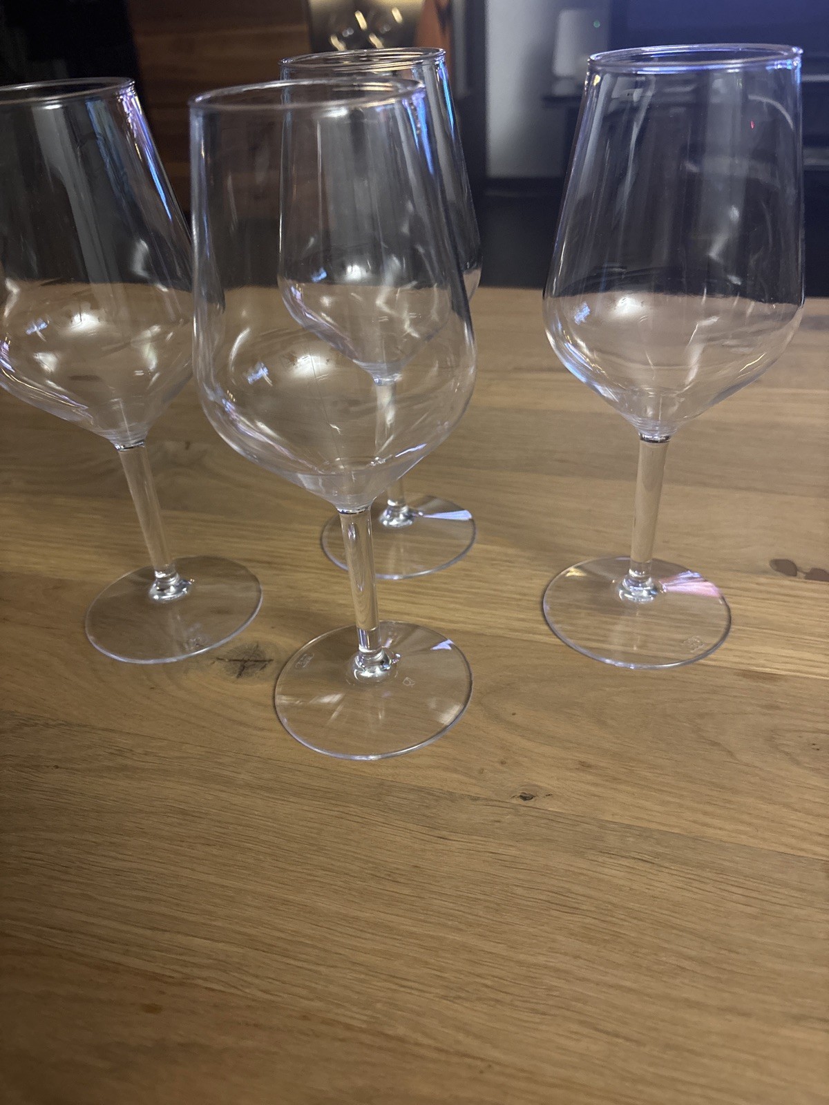 Hochwertige bruchfeste Weingläser,4 Stück,neu&unbenutzt-ideal für Garten/Camping