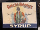 Uncle Remus Syrup Tin Metal Sign 16” X 12.5”  Vintage