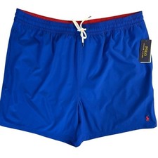 Polo Ralph Lauren Mens 3XLT Royal Blue Swim Shorts Red Pony NWT