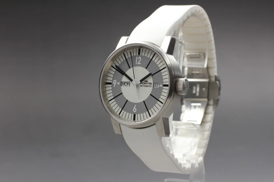 [Caja] Reloj automático para hombre Fortis Spacematic Classic 623.10.158 día fecha JAPÓN Foto 3 de 4