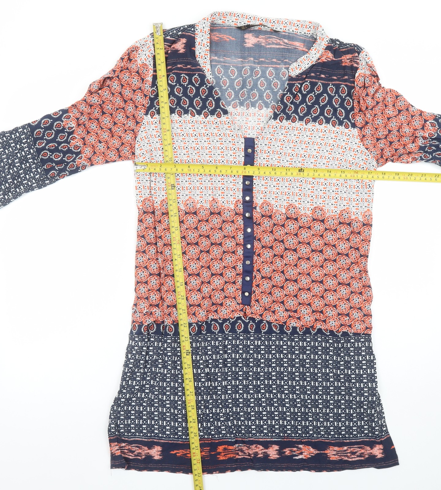 Zara Basic Women's Multicoloured Tunic Blouse Siz… - image 2