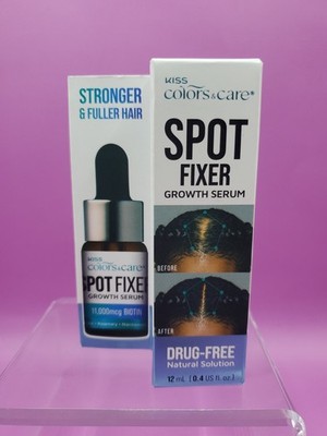 Kiss Colors Care Spot Fixer Growth Serum Stronger Fuller Hair Biotin Niacinamide