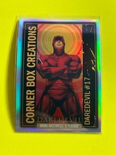 2024 SkyBox Marvel Masterpieces 92 Platinum Rainbow Corner Box #CB-5 DAREDEVIL