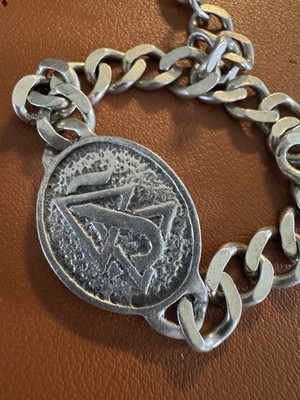 Scientology Clear Bracelet From The 90s.  Sterling Silver. Smaller Style.