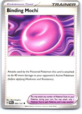 Binding Mochi 095/131 Uncommon Prismatic Evolutions Pokemon Near Mint