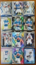 2025 Indianapolis Colts LOT 12 CARDS Warren RC x3 Leonard PRIZM + JONES RAYWAVE