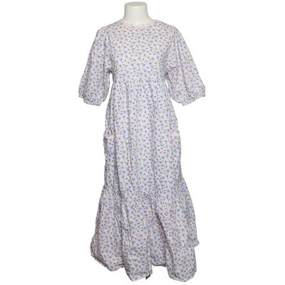 Damson Madder, Maxikleid, Größe: 36, Damson Madder, Weiß/Blau/Rot #FXz