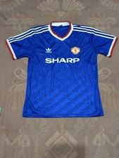 Vintage England Football Manchester United Jersey 86/88 Adidas Size 2XL Soccer