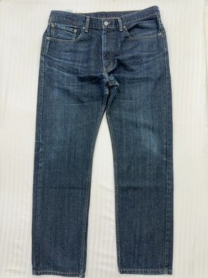 Levi's 505 Men's Blue Denim Jeans 36x32 Button Fly