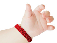Red Bracelet for Babies, Baby Girl and Baby Boy. Protection Amulet for Baby. Str