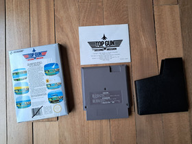 Top Gun: The Second Mission Nintendo Nes game, 1990 complete box, manual working
