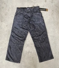 NEW Vintage Y2k Southpole Jeans Mens 30x31 Black Skater Deadstock  Relaxed Fit