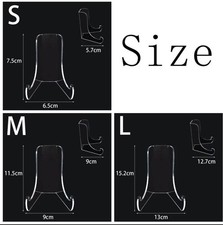 Clear Flat Plate Stand Acrylic Book Stand Display Easel Stand Picture Frame