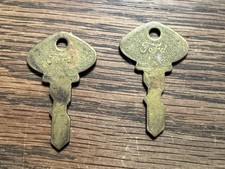 Vintage Model A Or Model T Ford Ignition Keys-lot Of 2