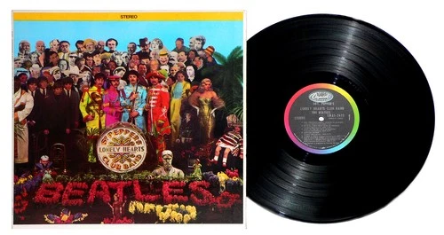THE BEATLES - Sgt Pepper's Lonely Hearts Club Band LP Original Vinyl W/ Insert !