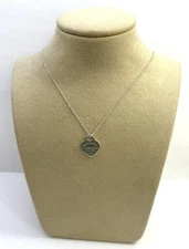 Tiffany & Co. Sterling Silver Return To Tiffany & Co. Heart Pendant and Necklace