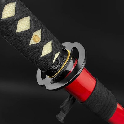 Musashi Maru-kitae Forging Method Gunome Hamon Pattern Forged Katana Sword
