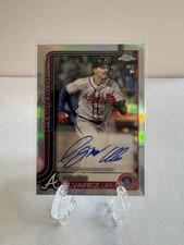 2025 Topps Chrome - Nacho Alvarez Jr. #RA-NA Refractor Auto /499 (RC) (Z)