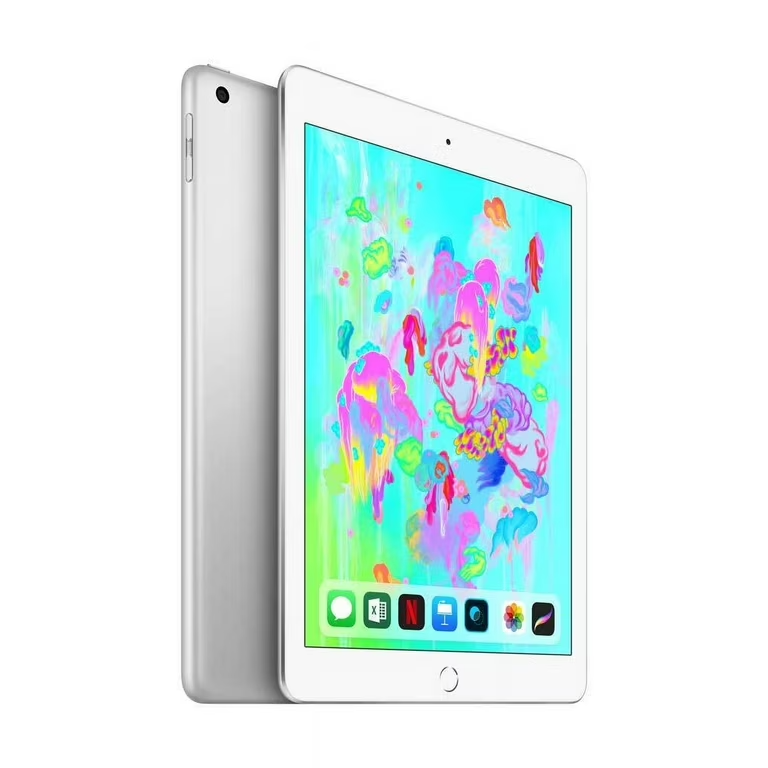 Apple iPad 6th Generation 9.7-inch, Wi-Fi, 128GB - Silver - Good