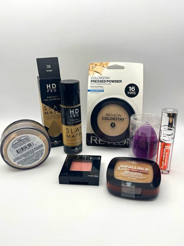 Revlon ColorStay Powder + L'Oréal Infallible 24H Bronzer + Fit Me Blush - product listing photo