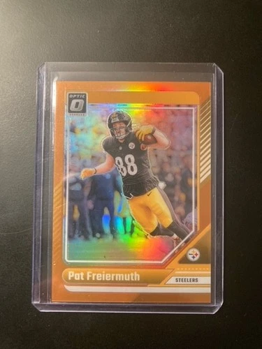 2024 Panini Donruss Optic Pat Freiermuth Orange Prizm /249 #167 Pittsburgh