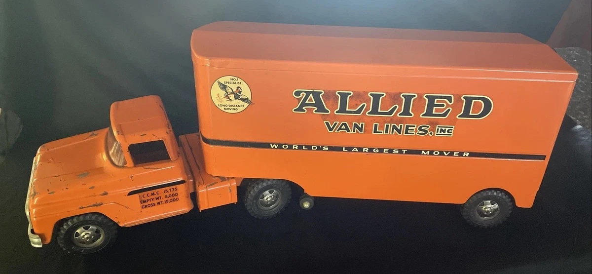 Tonka Orange 1960 Vehicle Year Vintage Manufacture Diecast Cars