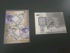 2) Jersey Cards Curt Shilling And Randy Johnson U.D 2002