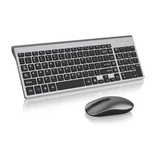 CIMETECH EASYTYPING KF10 WIRELESS KEYBOARD AND MOUSE COMBO SCISSOR SWITCH - GREY