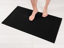 Bath Rug, 20 in 34 in 100 Cotton Bath Mats Rugs for Bathroom, Slip Reducer W...