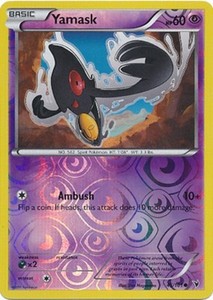 Yamask 45/101 B&W Noble Victories REVERSE HOLO MINT! Pokemon
