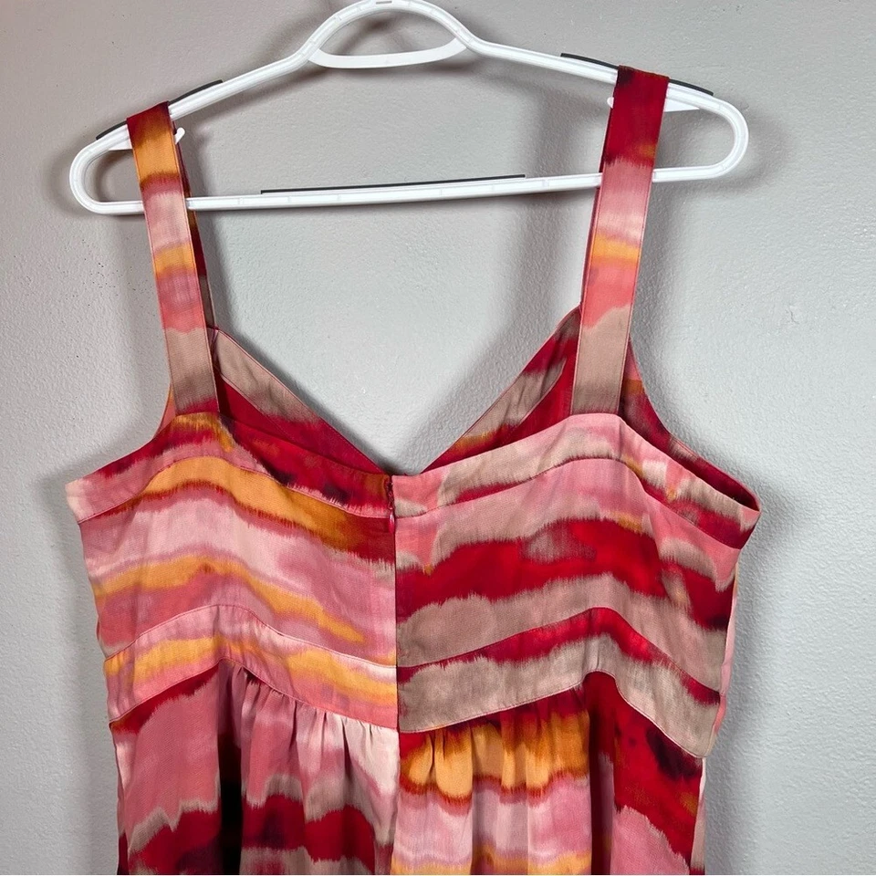 Maxi Vestido Evan Picono Rayas Sin Mangas Multicolor Talla 16 Verano Informal Foto 3 de 4