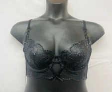 Honey Birdette Sarah Black Bra, CHOOSE SIZE- NEW WITH TAGS