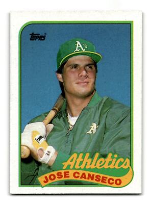 Jose Canseco 1989 Topps All-Star Rookie Gold Cup #500 Oakland Athletics NM-MINT