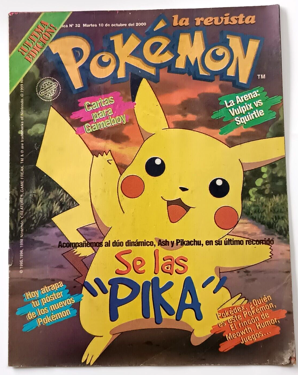 2000 POKEMON Vintage Magazine #32 ASH & PIKACHU Special Edition