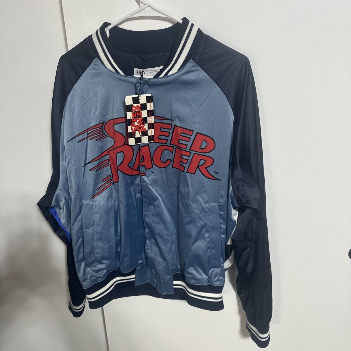 ZARA SPEED RACER TATSUNOKO PRODUCTION GRAPHIC BOMBER VARSITY ZARA SPEED RACER TATSUNOKO PRODUCTION GRAPHIC BOMBER VARSITY