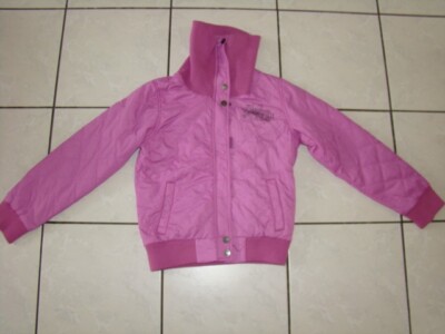 S.OLIVER College Jacke M 152 Mädchen Girl Stepp Anorak pink rosa BARBIE 1xgetrag