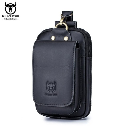 Fashion Quality Leather Small Summer Pouch Hook Design Waist Pack Bag Cigarette - Picture 14 of 15