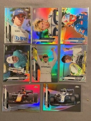 2020 Topps Chrome Formula 1 Racing REFRACTOR **CHOOSE
