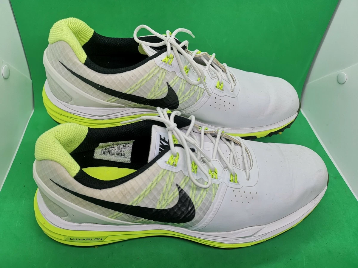 Nike Lunar Control Golf Shoes White/Volt 704665-102 Size | eBay